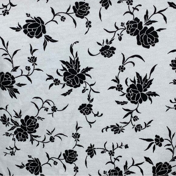 Elisabeth Sport by Liz Claiborne NWT Top Floral Print Short Sleeve Vanity Size 1 - Picture 6 of 10